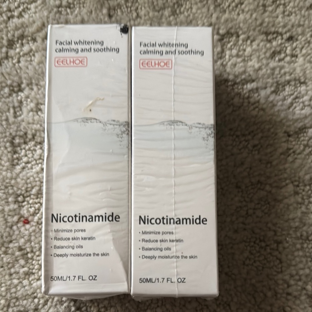 White Skincare Serum and Face Oil